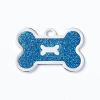 Metal Pet ID Tags With Pink Bone Shape For Dogs & Cats